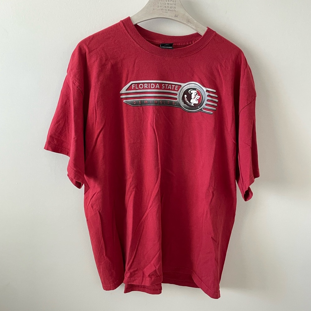 VTG Team Starter FSU Seminoles T-Shirt 2XL Burgundy Y2K Single College
